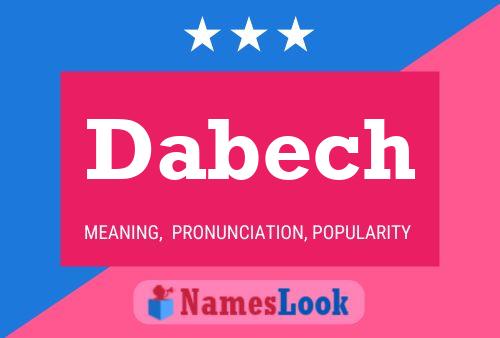 ملصق اسم Dabech