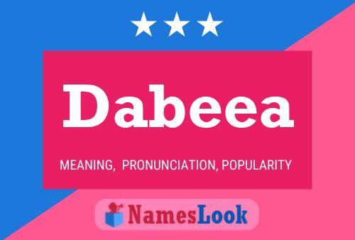 ملصق اسم Dabeea