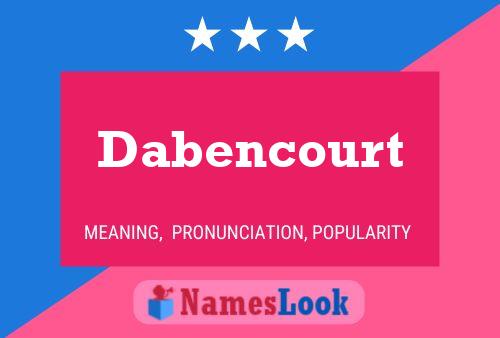 ملصق اسم Dabencourt