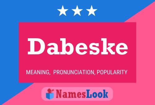 ملصق اسم Dabeske