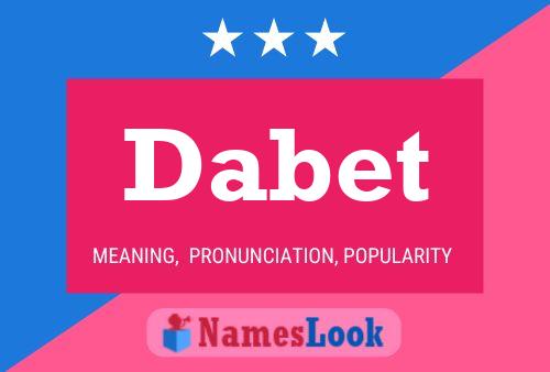 ملصق اسم Dabet