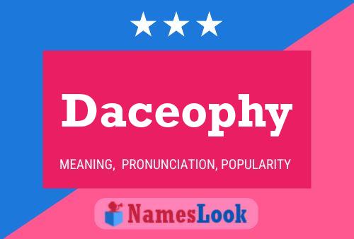 ملصق اسم Daceophy