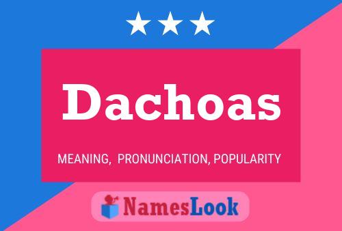 ملصق اسم Dachoas