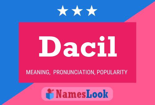 ملصق اسم Dacil