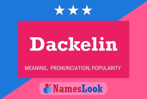 ملصق اسم Dackelin