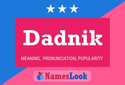 ملصق اسم Dadnik