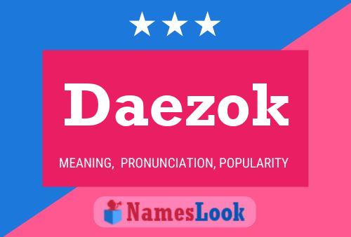 ملصق اسم Daezok