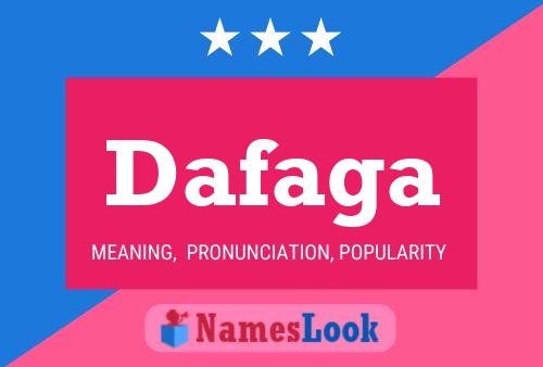 ملصق اسم Dafaga