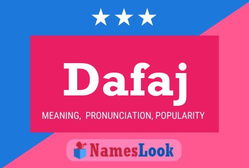 ملصق اسم Dafaj