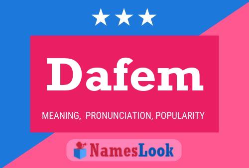 ملصق اسم Dafem