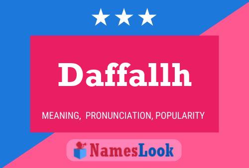 ملصق اسم Daffallh