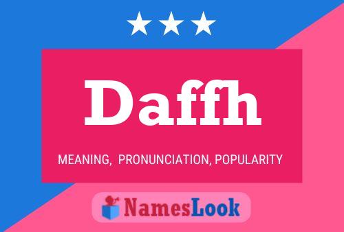 ملصق اسم Daffh