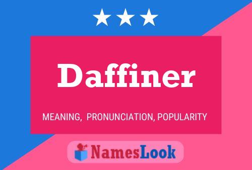 ملصق اسم Daffiner