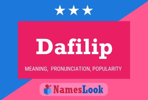 ملصق اسم Dafilip