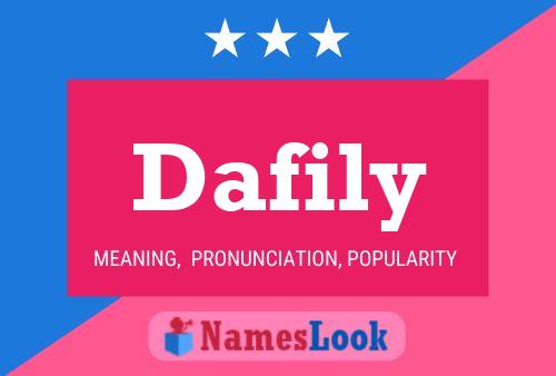 ملصق اسم Dafily