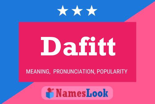 ملصق اسم Dafitt