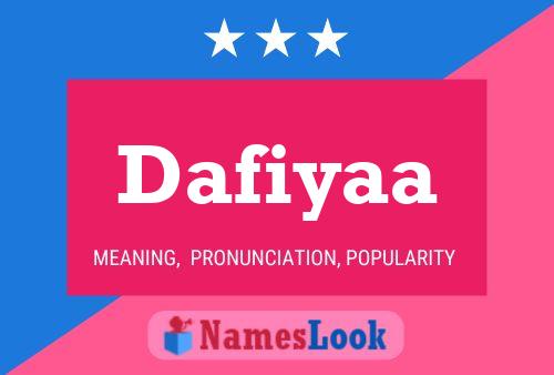 ملصق اسم Dafiyaa