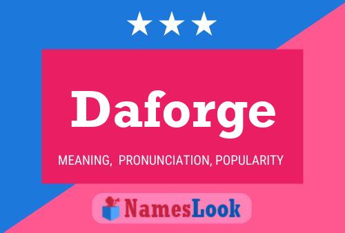 ملصق اسم Daforge