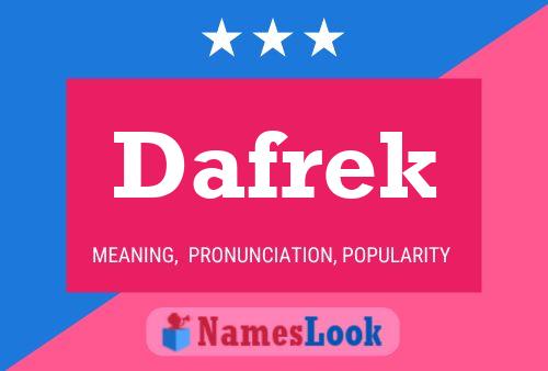 ملصق اسم Dafrek