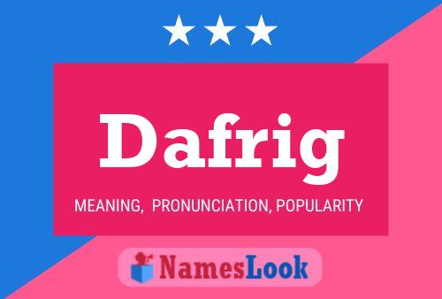 ملصق اسم Dafrig