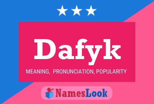 ملصق اسم Dafyk