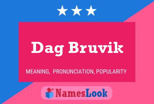 ملصق اسم Dag Bruvik