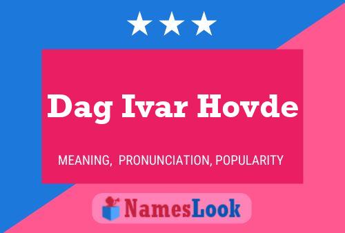 ملصق اسم Dag Ivar Hovde