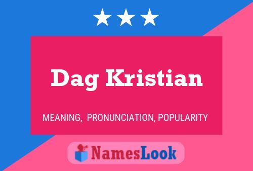 ملصق اسم Dag Kristian