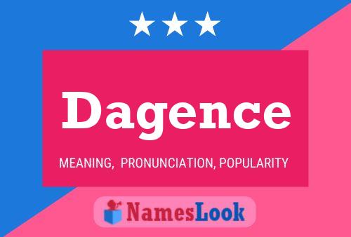 ملصق اسم Dagence