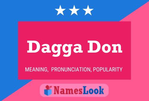 ملصق اسم Dagga Don