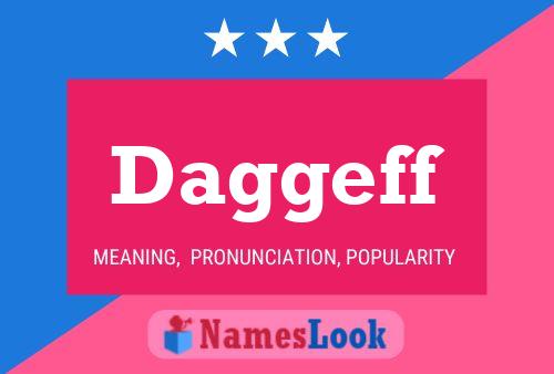 ملصق اسم Daggeff