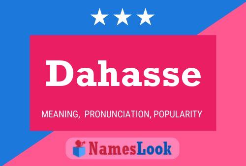 ملصق اسم Dahasse