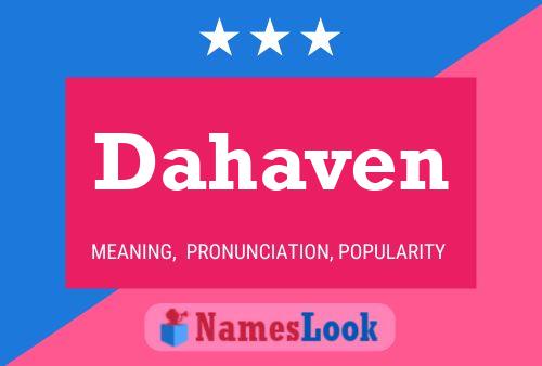 ملصق اسم Dahaven