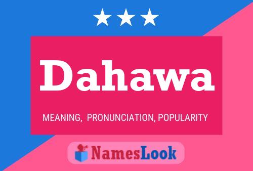 ملصق اسم Dahawa