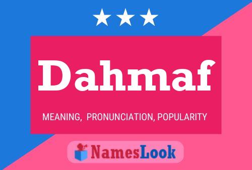 ملصق اسم Dahmaf