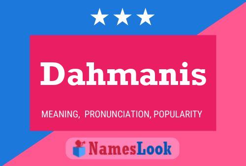 ملصق اسم Dahmanis