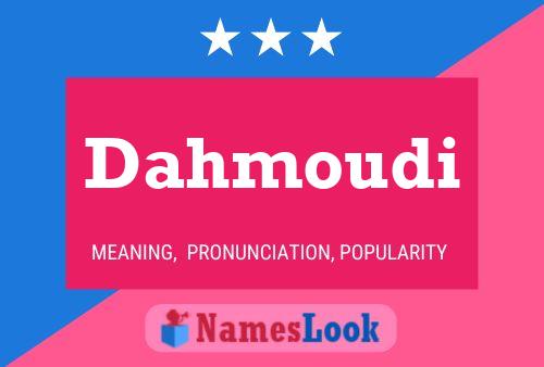 ملصق اسم Dahmoudi