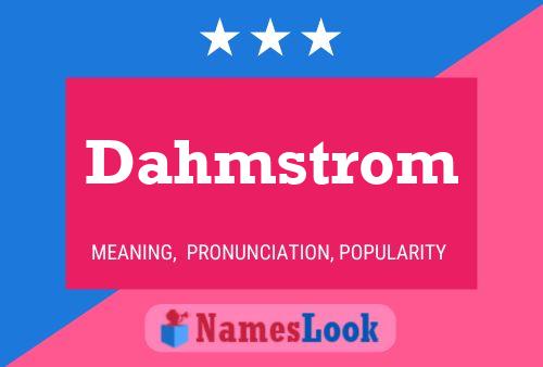 ملصق اسم Dahmstrom