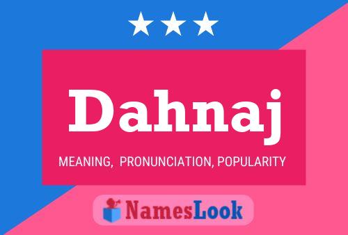 ملصق اسم Dahnaj