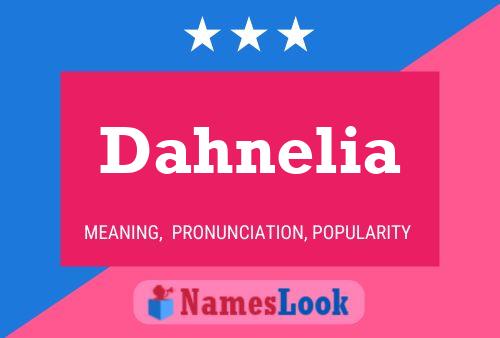 ملصق اسم Dahnelia