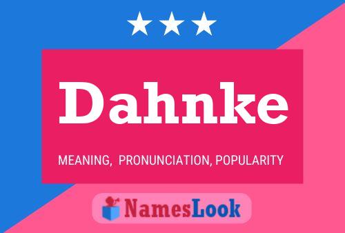 ملصق اسم Dahnke