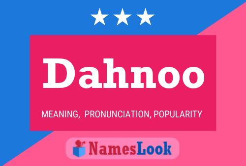 ملصق اسم Dahnoo