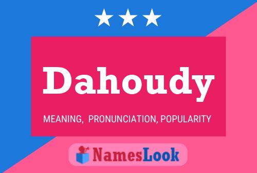 ملصق اسم Dahoudy