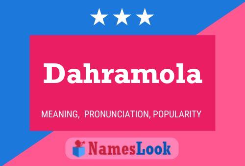 ملصق اسم Dahramola