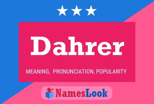 ملصق اسم Dahrer