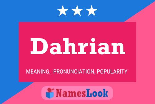 ملصق اسم Dahrian