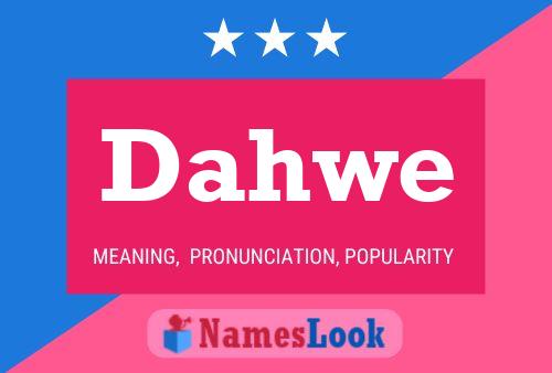 ملصق اسم Dahwe