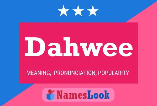 ملصق اسم Dahwee