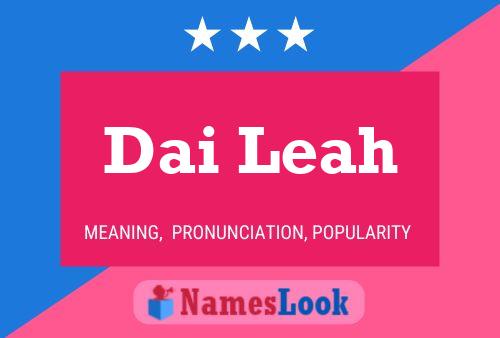 ملصق اسم Dai Leah