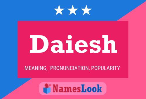 ملصق اسم Daiesh